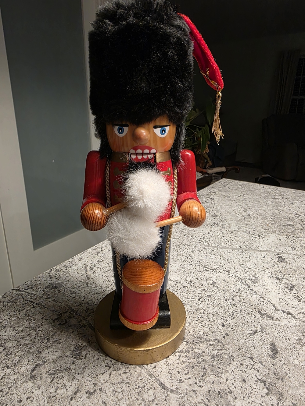 Vintage Style 12" Toy Soldier Drummer Nutcracker Christmas Decor